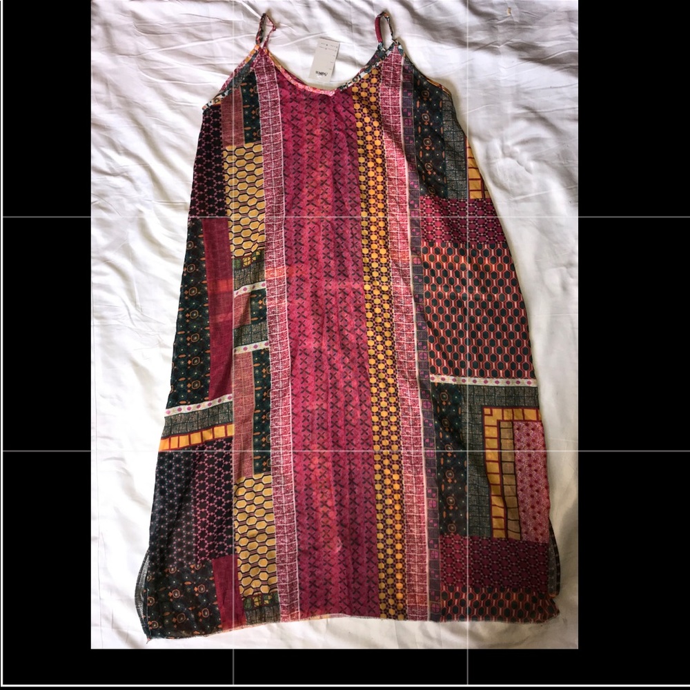 Highness Colorful Print Maxi Dress